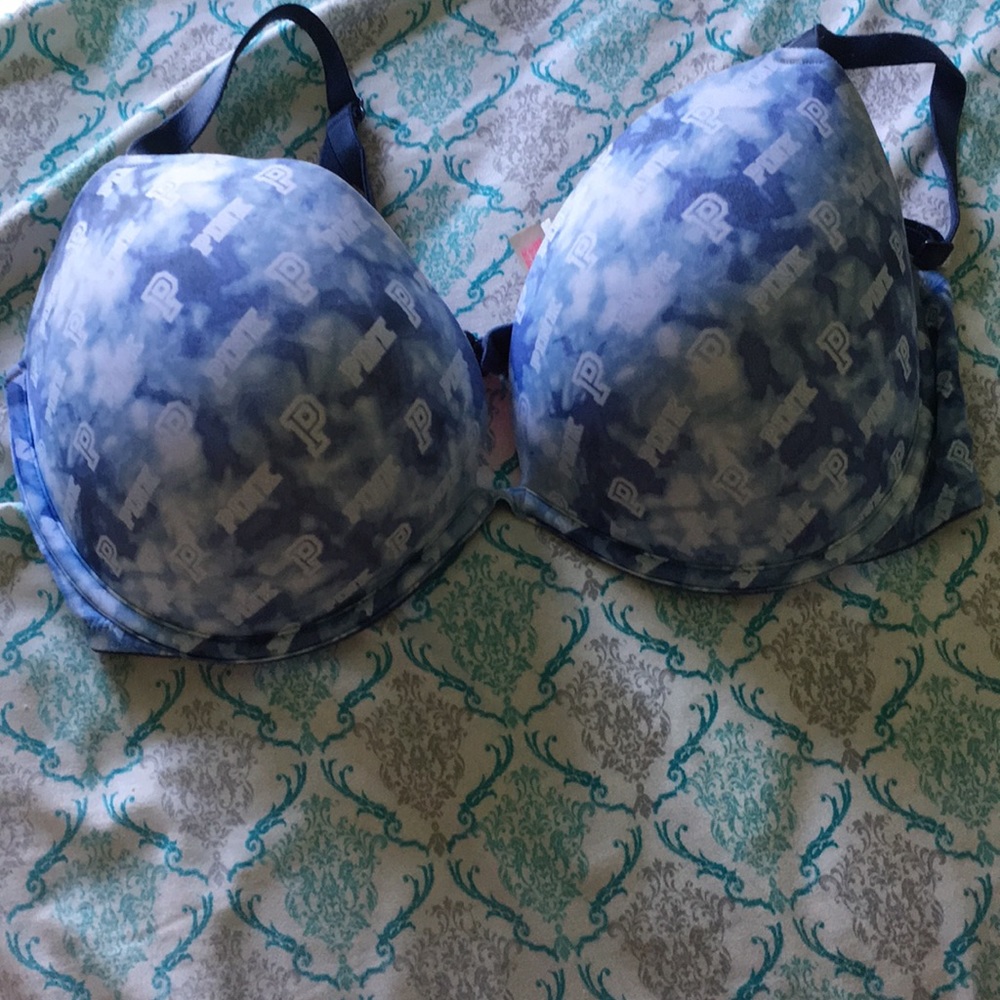 Pink super push-up bra